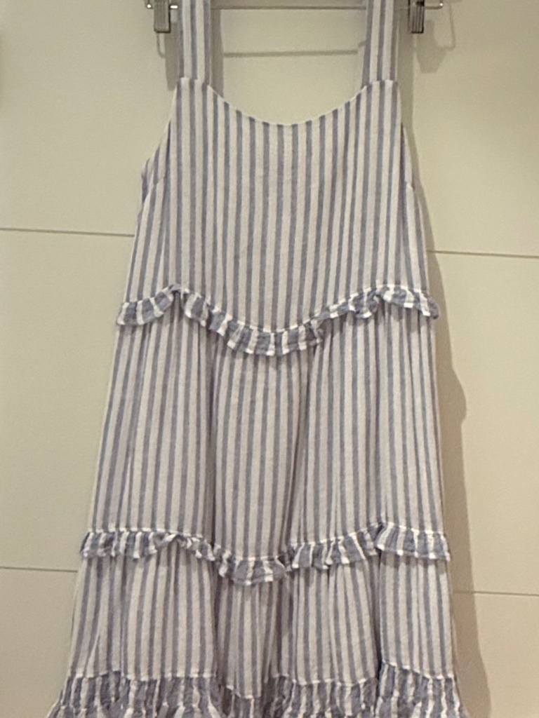 Rails Sandy Laguna Linen Tiered Sundress
